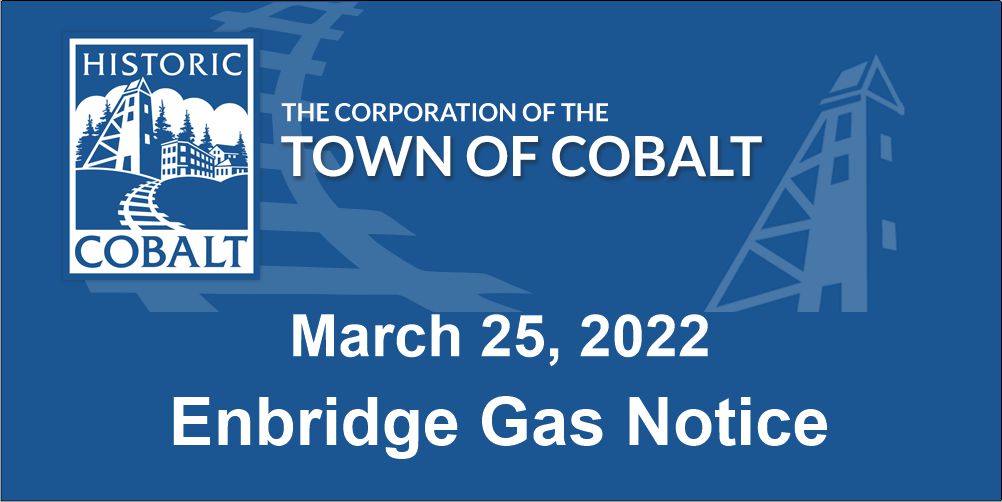 Enbridge Gas Notice - March 25, 2022
