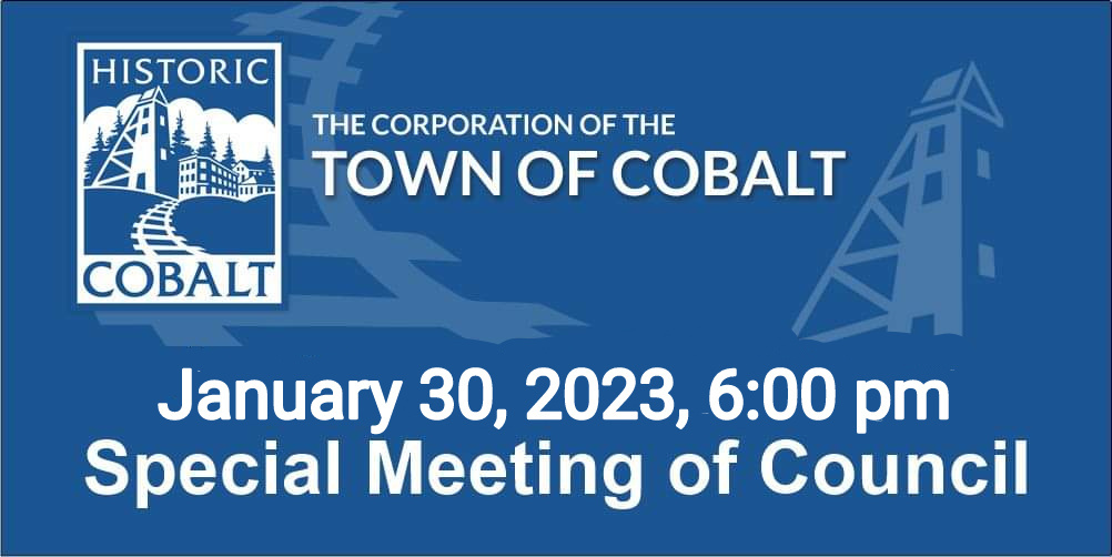 Cobalt Special Meeting January 30