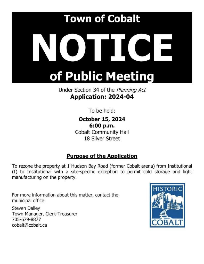 NOTICE of Public Meeting