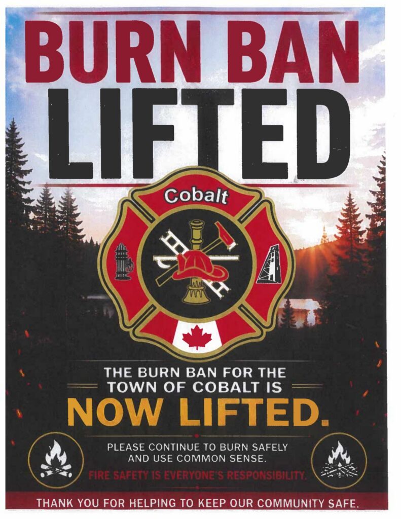 Fire Ban Lifted
